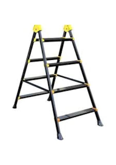 Master 4+4 Superstep Metal Merdiven Çift Çıkışlı 150kg Taşıma Kap