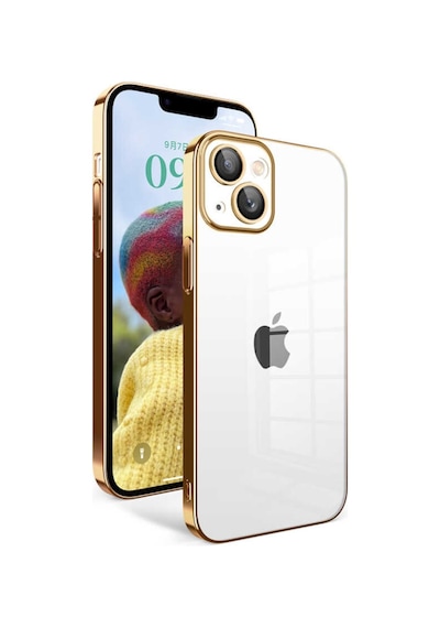 Apple Uyumlu iPhone 14 Kilif Kamera Korumali Renkli Çerçeveli Zore Gara 563310905