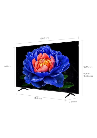 Tcl 75T6D 75" QLED Google TV