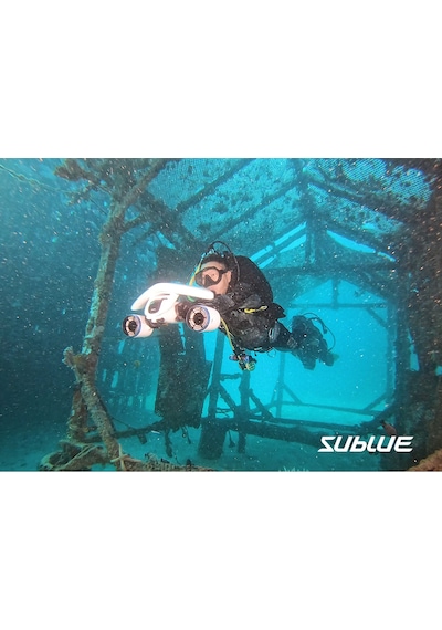 Sublue Whiteshark Mix Uzay Mavi Su Altı Deniz Scooter