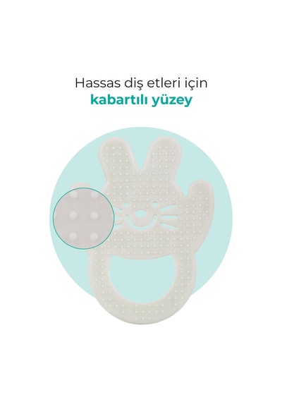 Mamajoo Yumuşak Diş Kaşıyıcı Beyaz Tavşan