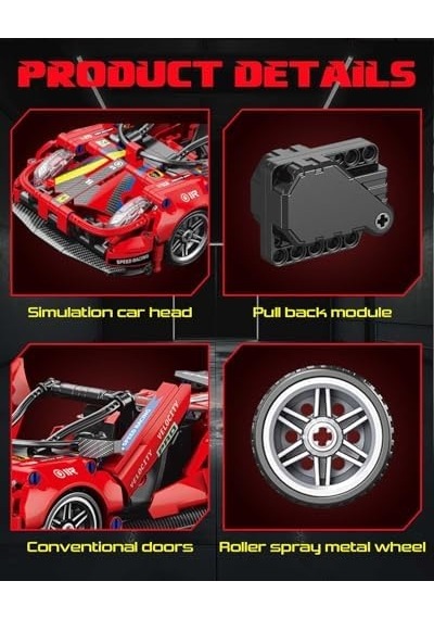 1:18 Spor Araba Modeli Teknik Yapım Seti Cyberpunk Rally Car Racing Engineering Kendin Yap Boz 426 Parça