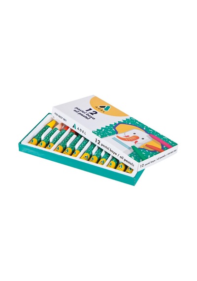 Pastel Boya 12 Li Yeşil
