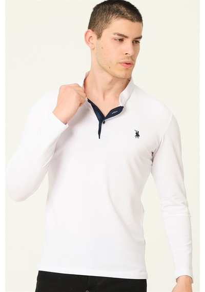 V4009 Dewberry Erkek Sweatshırt-beyaz Beyaz
