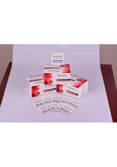 Alkollü Mendil   Alcohol Swab 1 Koli 5 Kutu 6x8