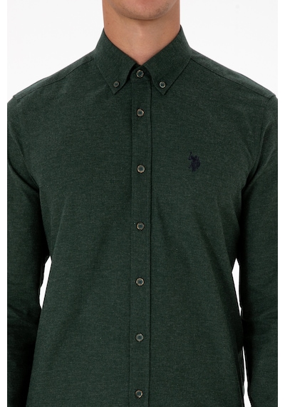 U.s. Polo Assn. Erkek Koyu Yeşil Gömlek Basic 50316721-vr079 Koyu Yesıl U.s. Polo Assn. Erkek Koyu Yeşil Gömlek Basic 50316721-vr079 Koyu Yesıl