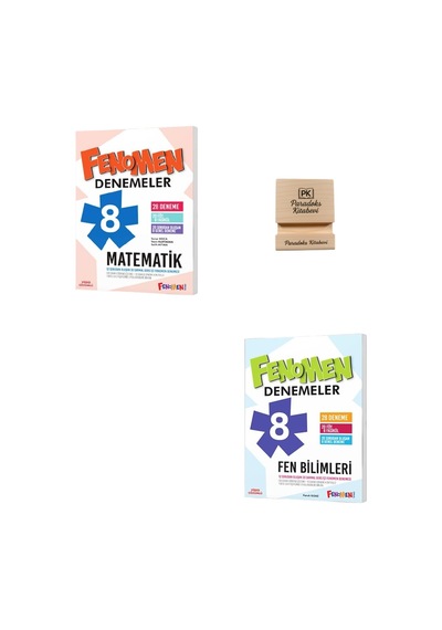 Fenomen Lgs 8. Sınıf Matematik Ve Fen Bilimleri Denemeleri + Telefon Standı
