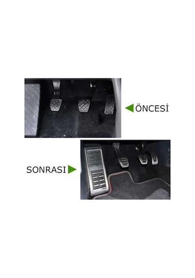 Skoda Octavıa Manuel Pedal Seti Geçmeli 4 Parça (2014 - 2018) (525530412)