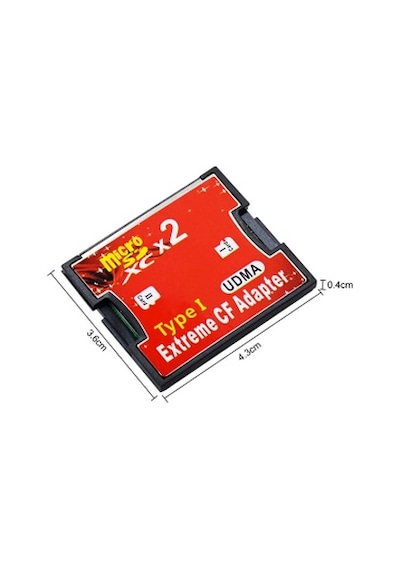 Micro Sd Cf Adaptör Micro Sd Cf Kart Çevirici Micro Sd Compactflash Kart Çevirici