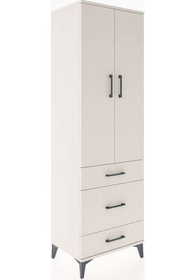 Hyperion Dolap 4 Raflı 3 Çekmeceli 2 Kapaklı 60x44x195 Aytaşı-aytaşı Aytası