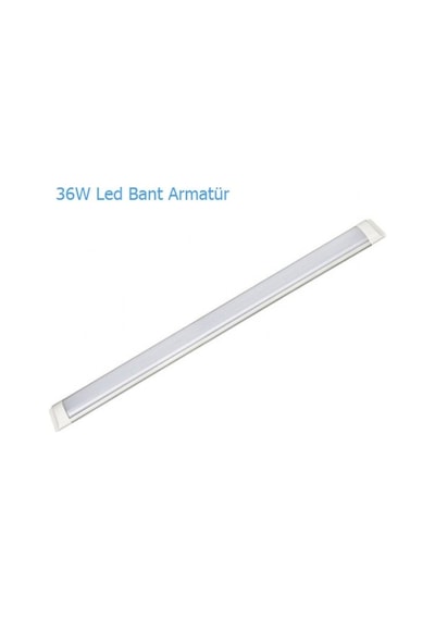 Led Bant Armatür 120Cm 36W 2880Lm Beyaz Işık 6500K 10 Adet Fiyatı Beyaz