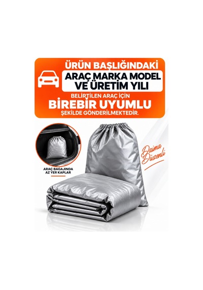 Kia Picanto 2011-2017 Hatchback Uyumlu Araba Brandası Oto Branda Araba Örtüsü Araç Çadırı