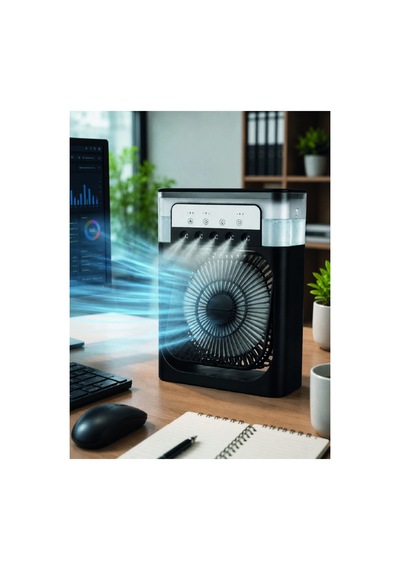 Serinletici Fan Type-c Bağlantı Zamanlayıcı 7 Renk Ambiyans Işığı - Hs08377145-9819 Renkli