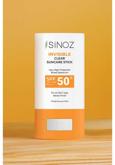 Sinoz Nemlendirici ve Yatıştırıcı Yüksek Korumalı Şeffaf Stick Güneş Kremi SPF50+ 15 G