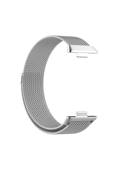 Huawei Watch Fit 5 İçin Kordon Milanese Loop Gümüş Watch Fit 5 İle Uyumlu Kordon - Gümüş