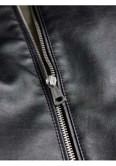 Jack&jones Orıgınals Erkek Yüksek Yaka Fermuar Kapamalı Ceket - Norrebro - 12301595 Siyah