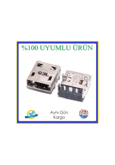 Asus Uyumlu Tp200S Power Jack Şarj Soketi