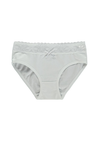 Artı Çorap Classic 3'lü Kız Slip Set - Beyaz