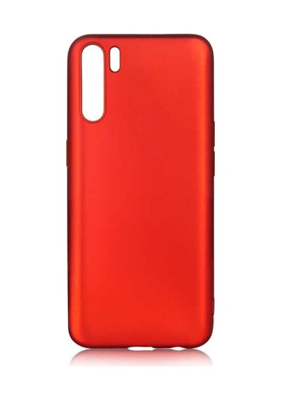 Oppo Reno 3 Kılıf Zore Premier Silikon Kapak Kırmızı