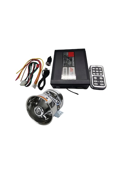 Siren 300w Gümüş Renkli Hoparlörlü / Sssr56