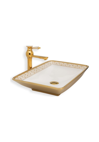 Eva Banyo Lena E-8121 Tezgah Üstü Porselen Lavabo