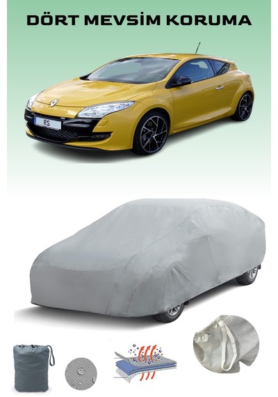Renault Megane Rs Coupe 2009 - 2013 Araba Brandası Oto Branda Gri