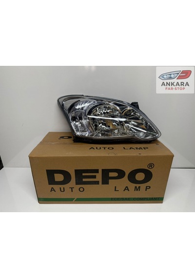 Toyota Corolla 2004-2006 Hatchback Far Lambası Sağ Hatchback Damla Far-ön Sağ-depo Marka