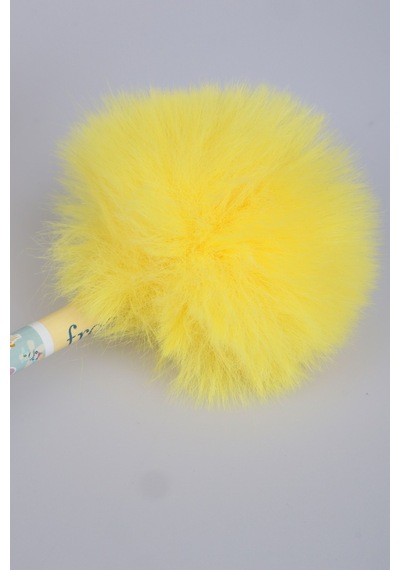 X Dekomus Lisanslı Stitch Özel Seri 2 Adet Fluffy Pop Collection Ponponlu Kurşun Kalem "dekomus Cep Defteri Hediyeli" 124-Pembe