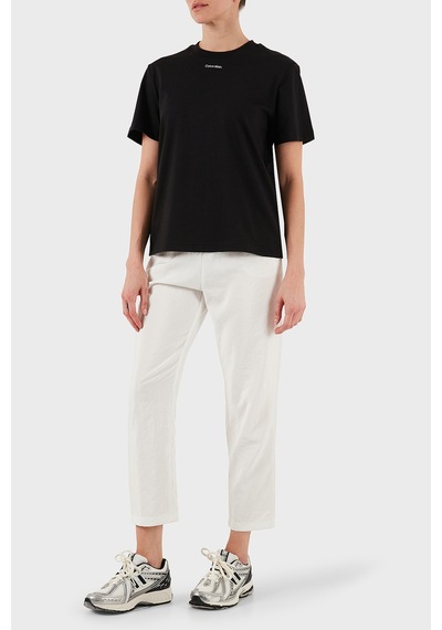 Calvin Klein Bayan T Shirt Lv147c857g Ub1 Siyah SIYAH