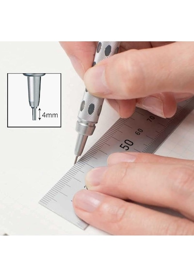 Pentel Graphgear 1000 Metal Gövdeli, Gizli Uçlu, Teknik Çizim Ve Diğer