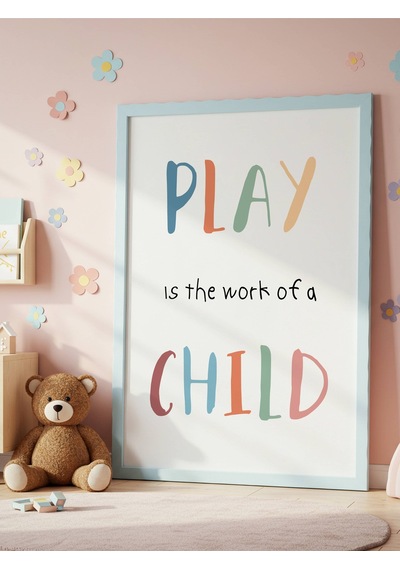 Play Child Dijital Baskı Poster V1 Çerçevesiz