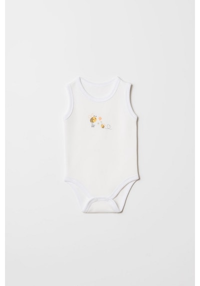 Hafy Baby 10 Parça, Arı Nakışlı, Yenidoğan Kız Bebek Hastane Çıkışı Seti Beyaz - Yeşil