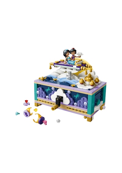 LEGO® ǀ Disney Princess Yasemin’in Mücevher Kutusu 43295 – 6 Yaş ve Üzeri için Mini Bebek İçeren Oyuncak Yapım Seti (458 Parça)