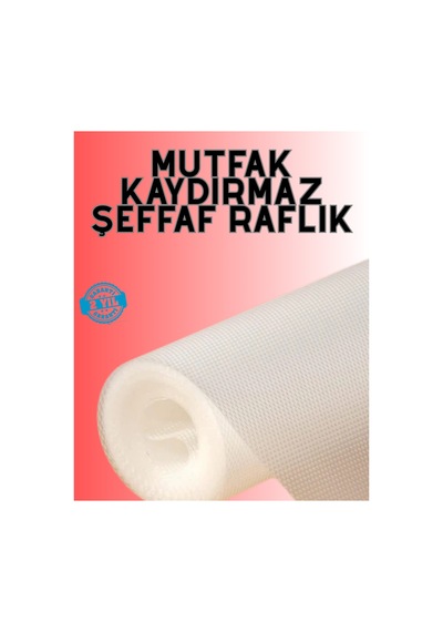 Eva Malzemeden Kaydırmaz Şeffaf Raflık Buzdolabı Kaplaması Belirtilmemiş