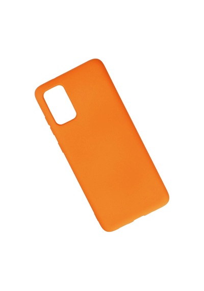 Ilkeshop Newface Samsung Galaxy Uyumlu S20 Plus Kılıf Nano İçi Kadife Silikon - Turuncu
