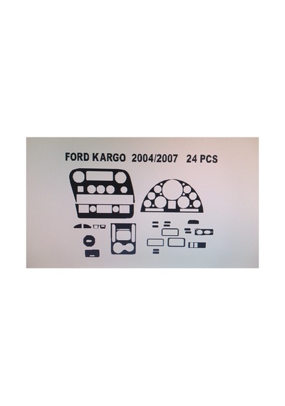 Ford Cargo 2004-2007 24 Parça Torpido Kaplama Renk Ceviz