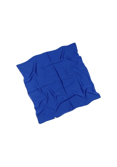 Mısırlı Eşarpları Tesettür Giyim Krep Kadın Eşarp 120x120 Cm - Saks