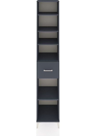 Hyperion Dolap 5 Raflı Tek Çekmeceli 44x44x243 Antrasit-antrasit Antrasit Hyperion Dolap 5 Raflı Tek Çekmeceli 44x44x243 Antrasit-antrasit Antrasit