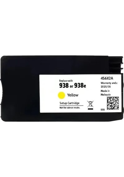 Hp 938/4s6x7pe Sarı Uyumlu Mürekkep Kartuş Hp Pro 9720 9730 Bk8681988040886 Bk