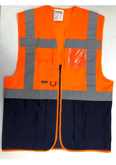 Uniwest Uw-216 Cepli Mühendis Yönetici Yeleği Belgeli