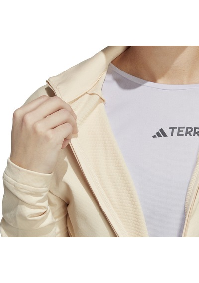 Adidas W Mt Full Z Fle Kadın Outdoor Ceketi Hz1369 Bej 001