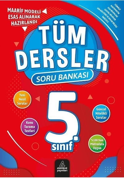 5. Sınıf Tüm Dersler Soru Bankası / Yunus Emre Çekiç