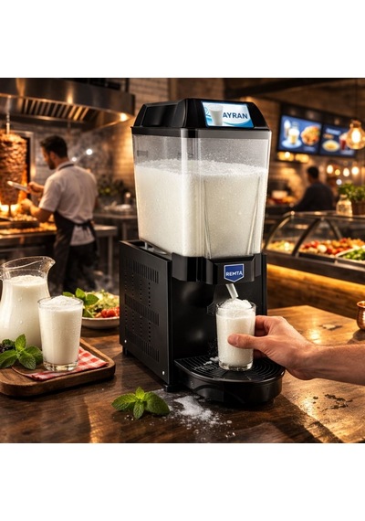 Remta 20 Litre Tekli Ayran Soğutucu Siyah - St11
