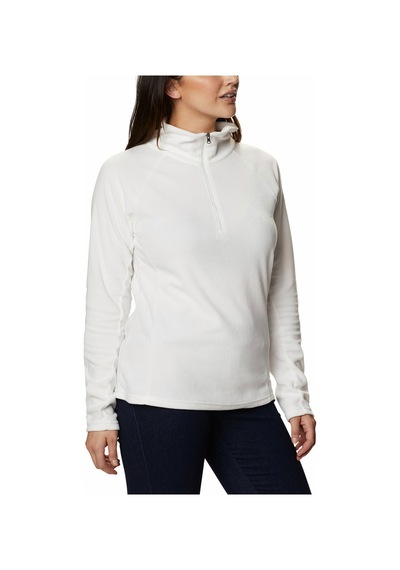 Columbia Glacial 1/2 Zipped Kadın Beyaz Polar Düz 1802201125 Krem