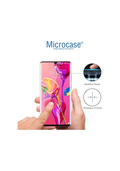Microcase Galaxy Note 20 3D Kavisli Tam Kaplayan Polymer Nano