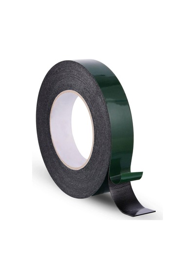 Çift Taraflı Köpük Bant Eva Montaj Bandı Siyah 24 Mm X 10 Metre