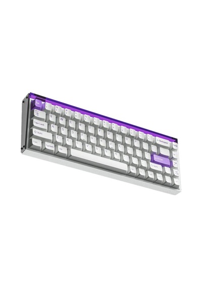 Made68 Pro+ Purple Light %65 Ttc Purple Heart Kom Manyetik Sw 8k He Hotswap Rgb İngilizce Klavye