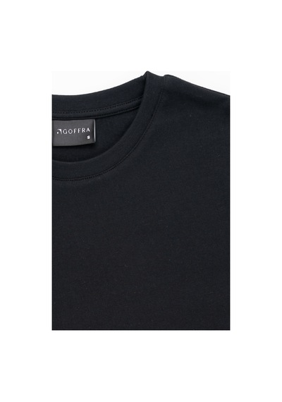 Goffra Kadın Vision Bisiklet Yaka Premium Kalite Yoğun Dokulu Pamuklu T-shirt Siyah W101-r0220-08 Goffra Kadın Vision Bisiklet Yaka Premium Kalite Yoğun Dokulu Pamuklu T-shirt Siyah W101-r0220-08
