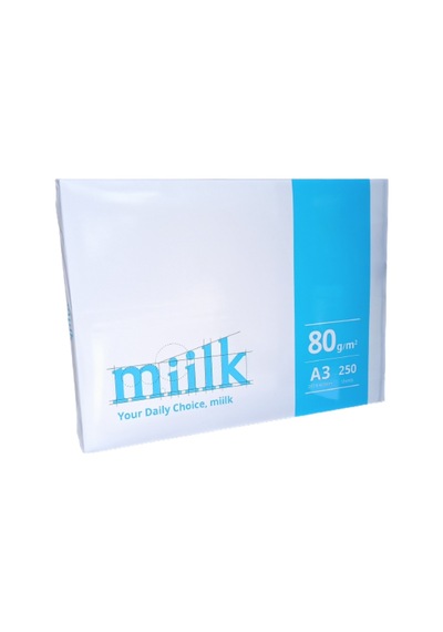 Miilk Fotokopi Kağıdı A3 80 G 250'li