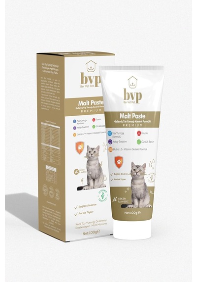 Bvp Kedi Maltı 100 Gr Tüy Yumağı Önleyici & Sindirim Tamamlayıcı Veteriner Formüllü